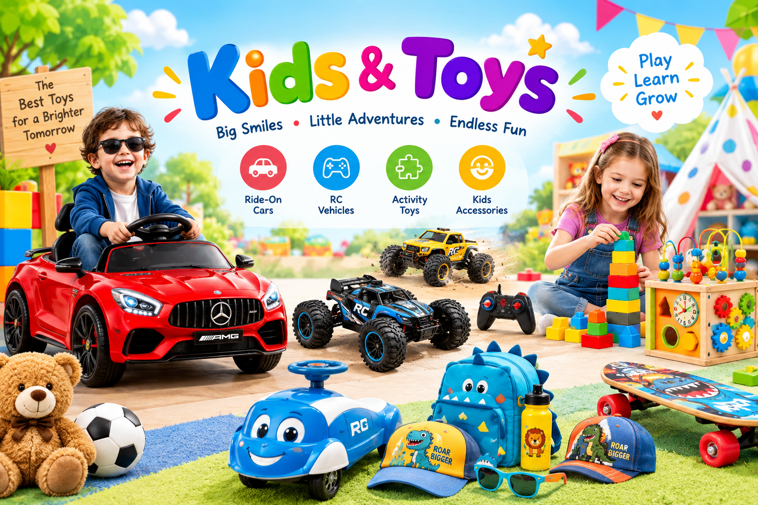 Kids & Toys – Ride-On Cars, Activity Toys & More – Bargain Treasure Box
