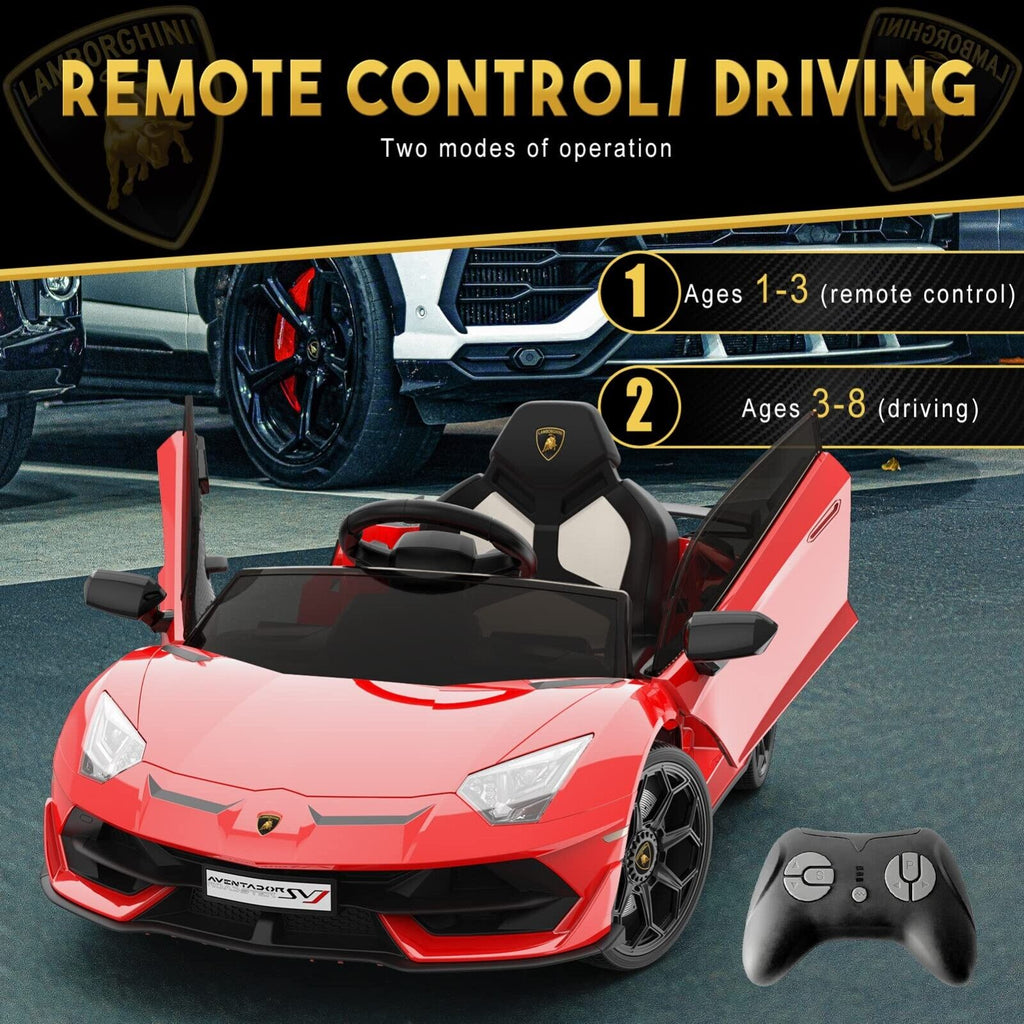 Licensed Lamborghini McLaren 12V Electric Ride-On Car for Kids with Remote Control