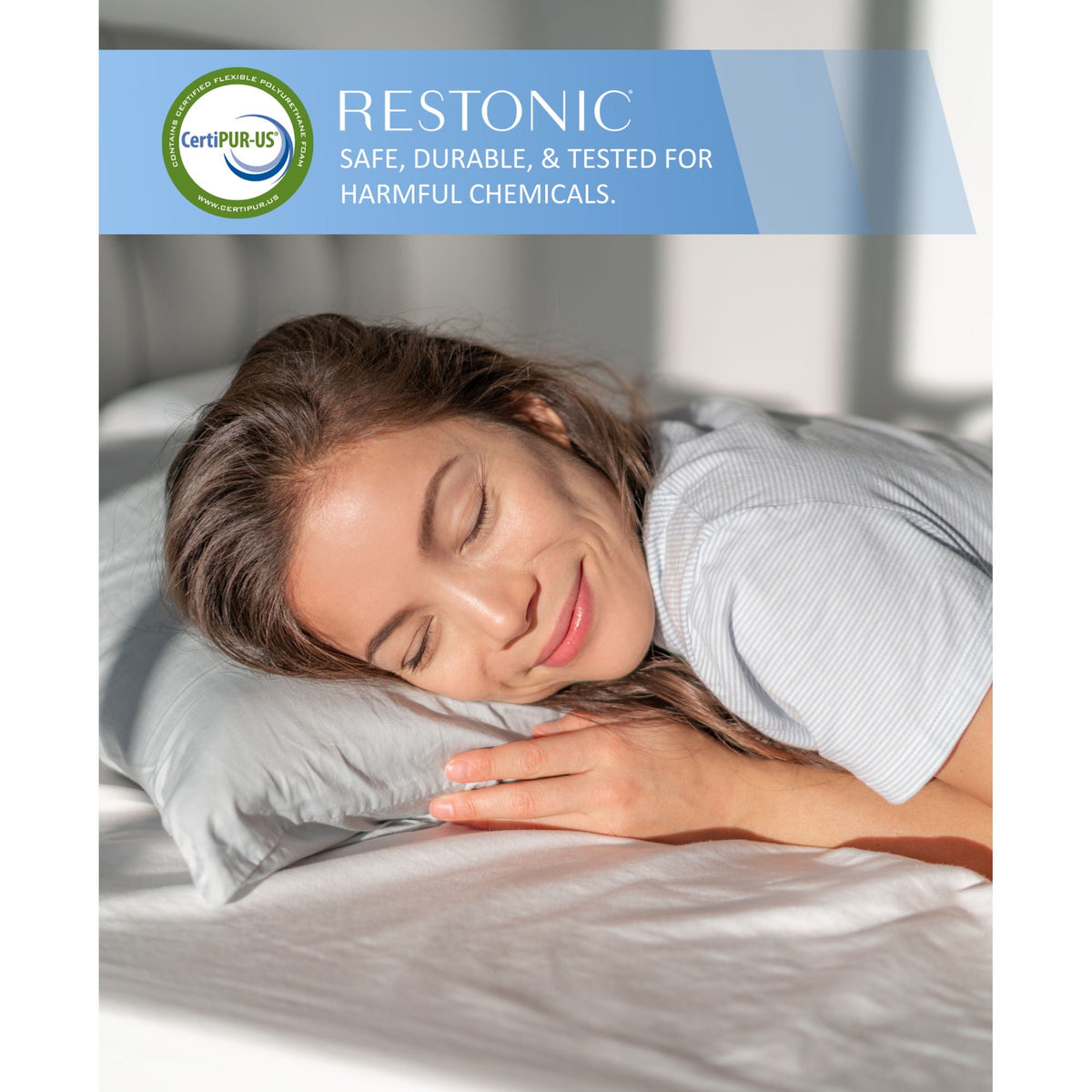 11" Hybrid Mattress with Cooling Foam and 360° Edge Support - Dark Gray
