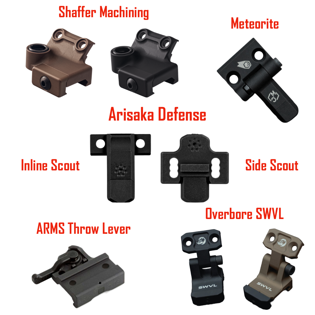 BLAZER I LED IR Illuminators + Nylon Wraps - RIFLE MOUNTED (IP65)