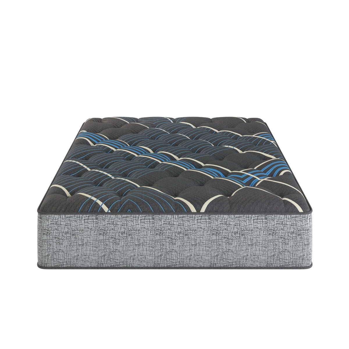 14" Hybrid Mattress with Individual Pocketed Coil - Medium Comfort, Dark Gray