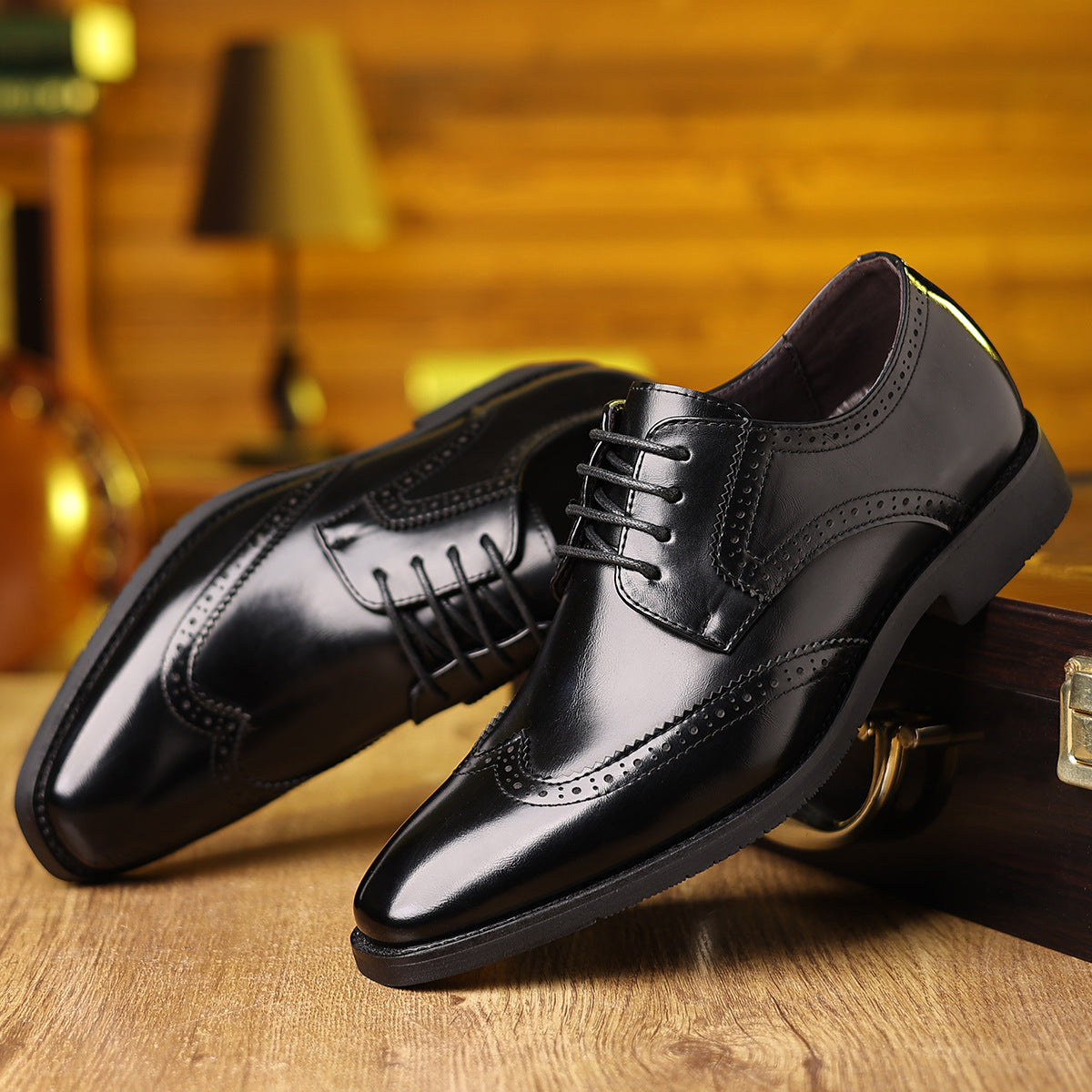 Men's Soft-soled Casual Business Formal Leather Shoes