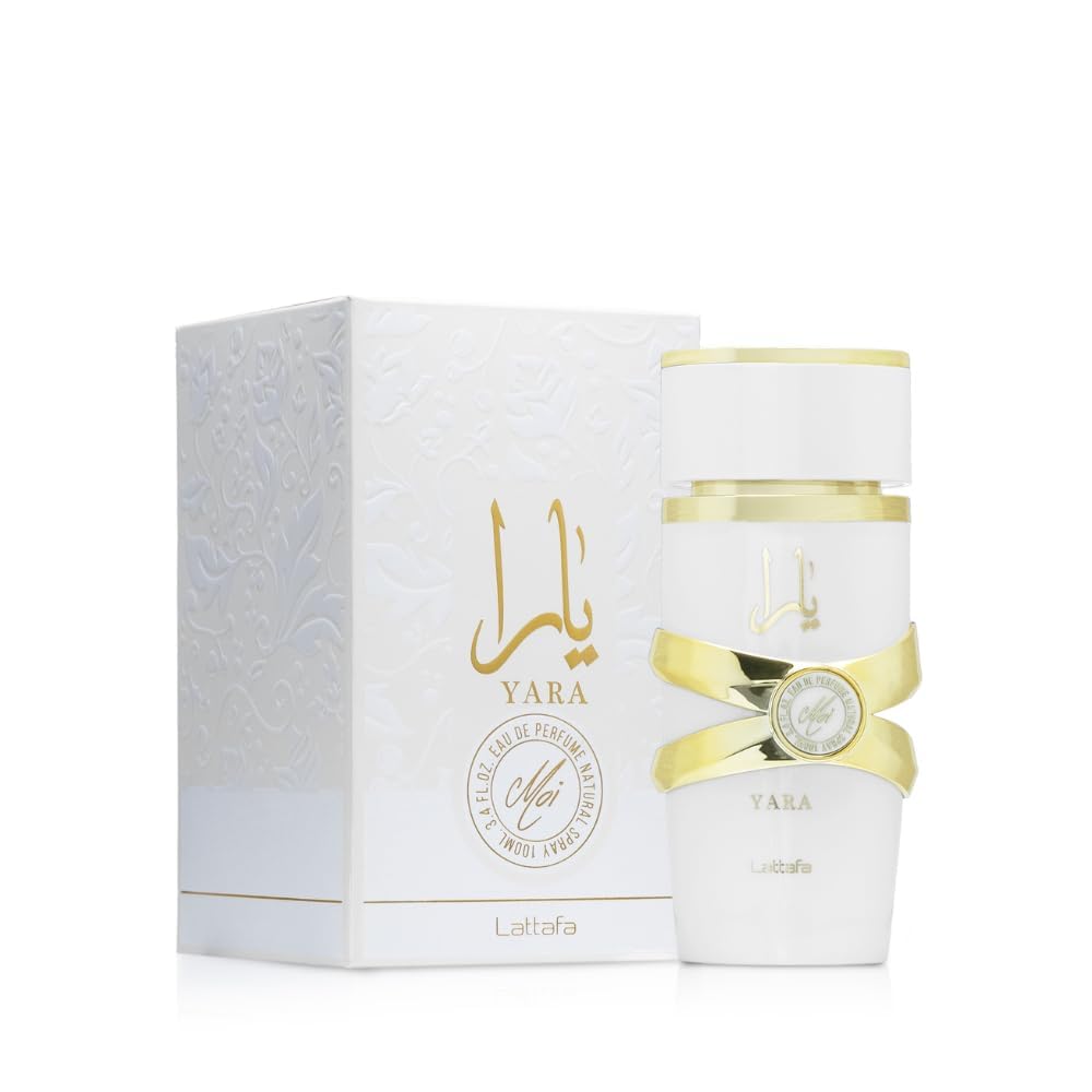 Lattafa Yara Moi - Floral, Fruity, Gourmand - Eau de Parfum Long-Lasting Fragrance for Women, 3.40 Ounce / 100 ml