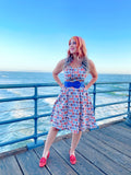 Sunny Days Fit & Flare Dress - Large only