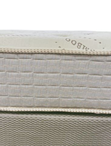 Dream Flex 13.5" Two Sided Plush Hybrid Mattress with Bamboo Cover - White