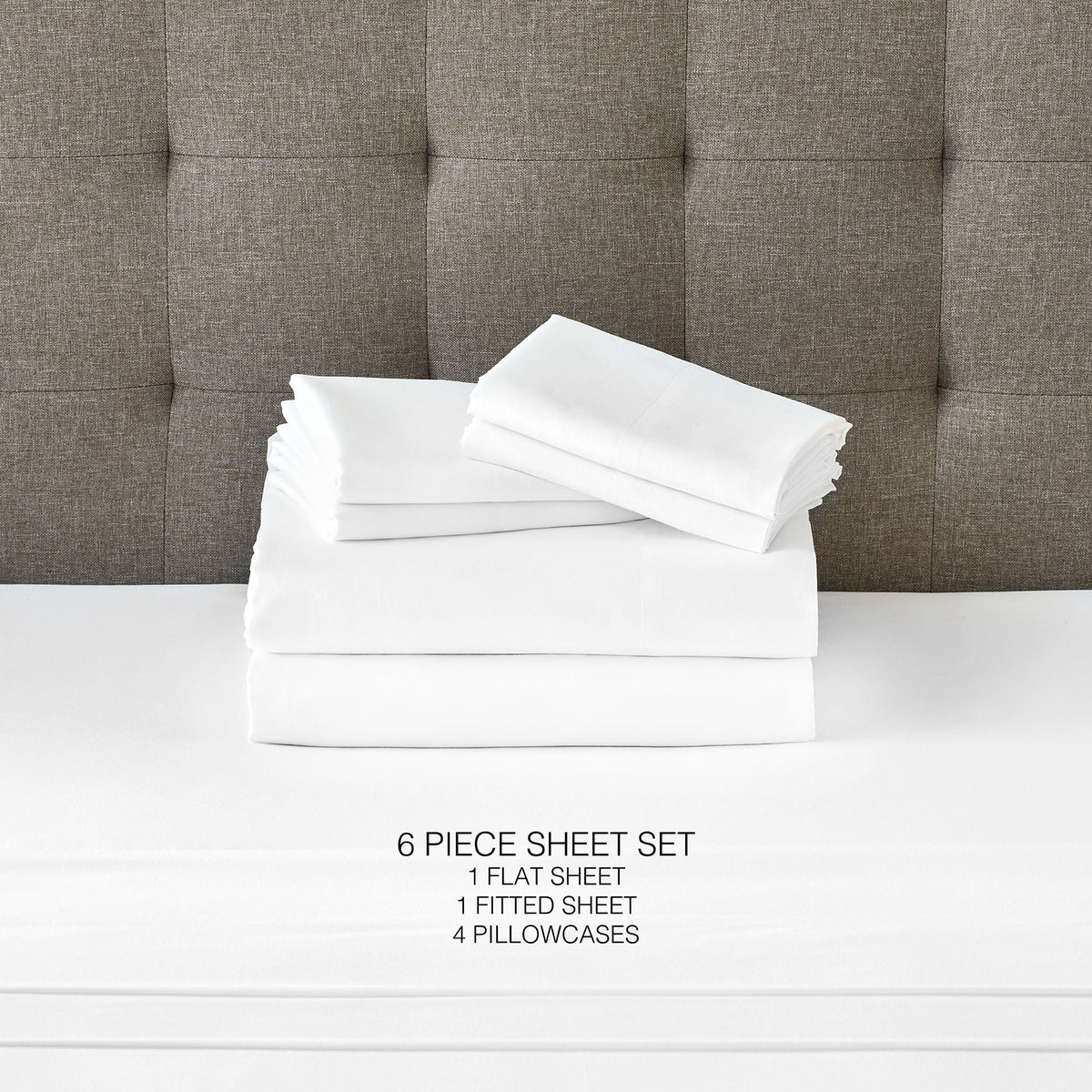 Hybrid Restful Nights Plush Mattress with 12 Piece Comfort Bedding Pack - Dark Gray