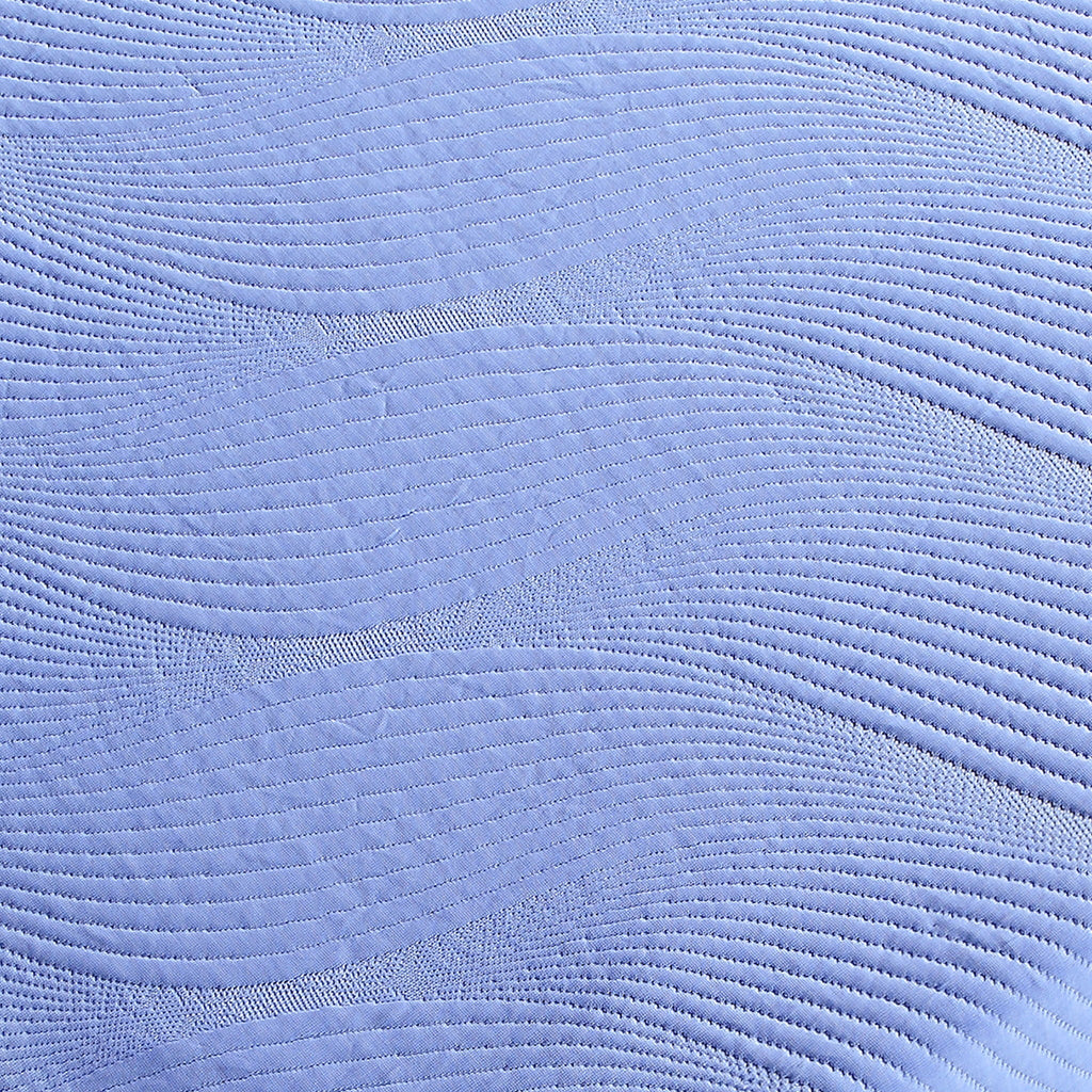 12" Hybrid Memory Foam Mattress with Cooling Gel and Coil Support - Light Blue