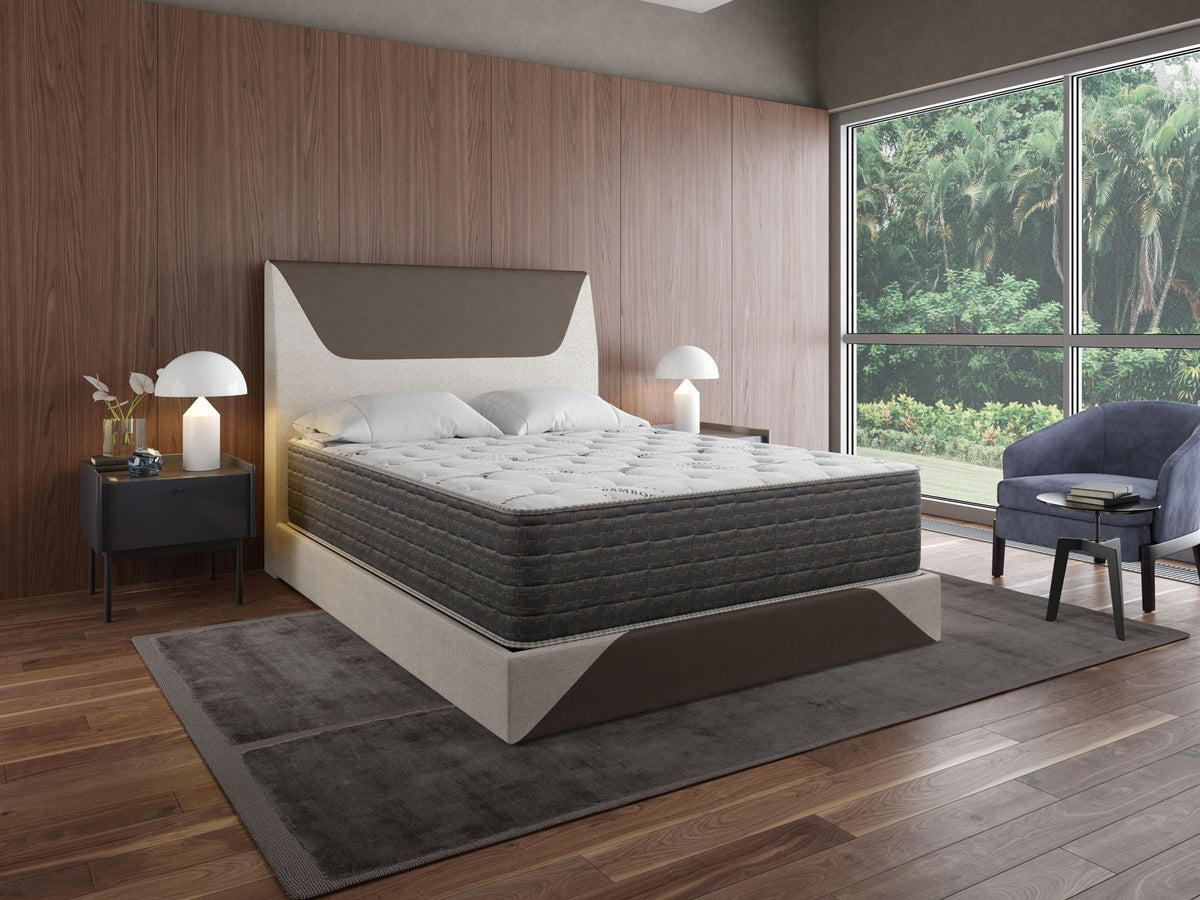 Dream Flex 13.5" Two Sided Plush Hybrid Mattress with Bamboo Cover - White