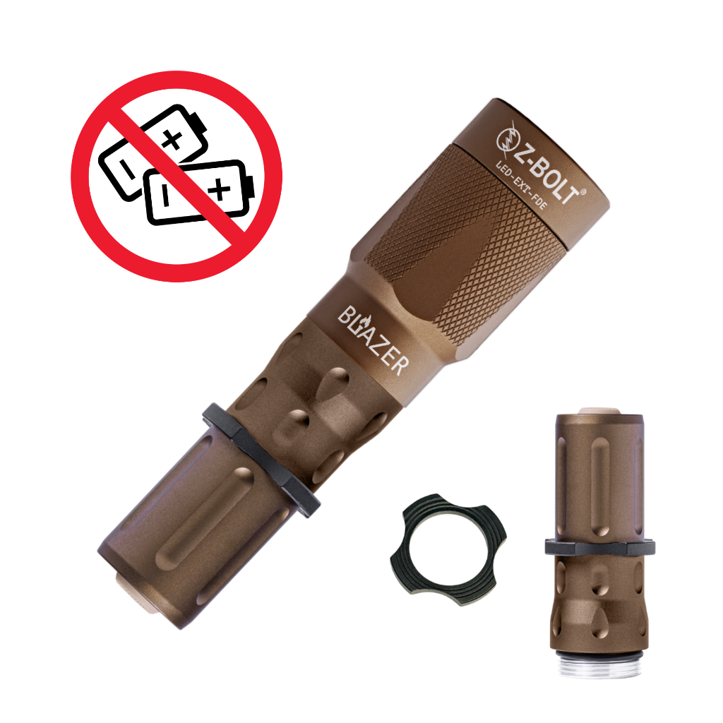 18350 LED Handheld Light for Patrol or EDC