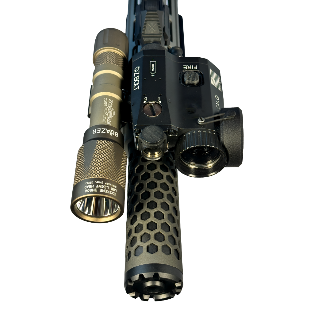 18650 LED Rifle Mounted Light - 6x Anodized Colors