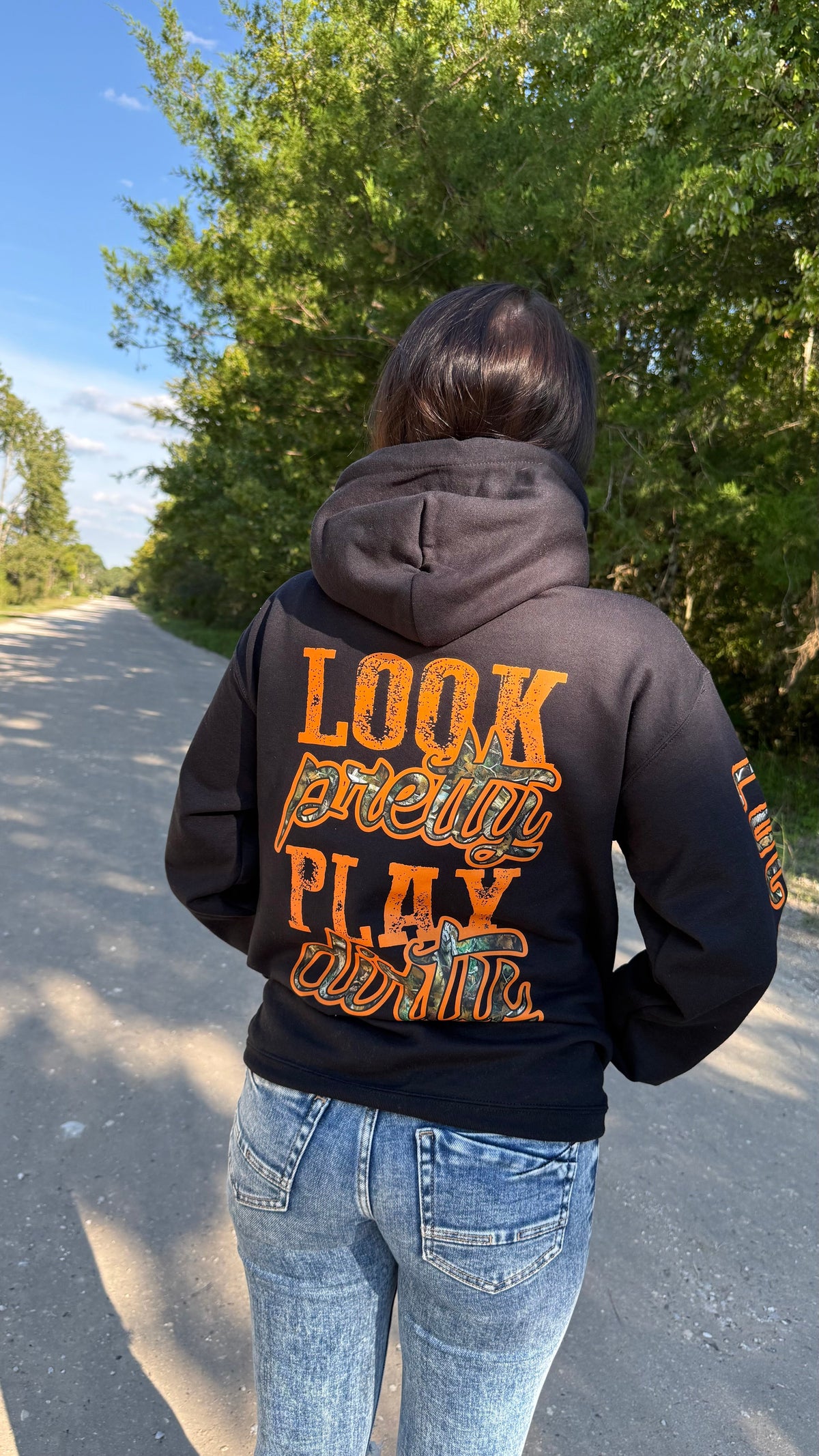 Look Pretty Play Dirty Hoodie