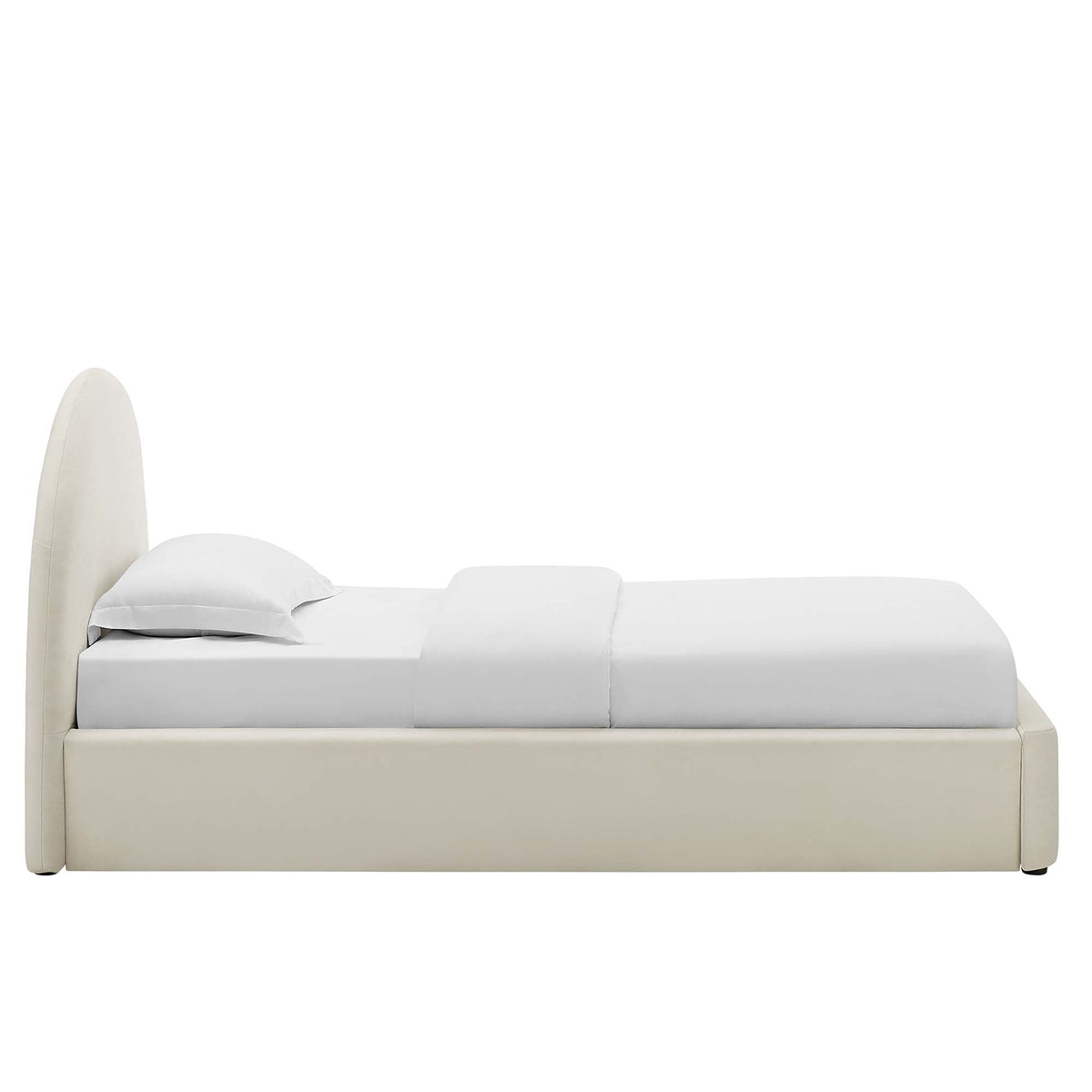 Resort Performance Velvet Arched Round Platform Bed by Modway
