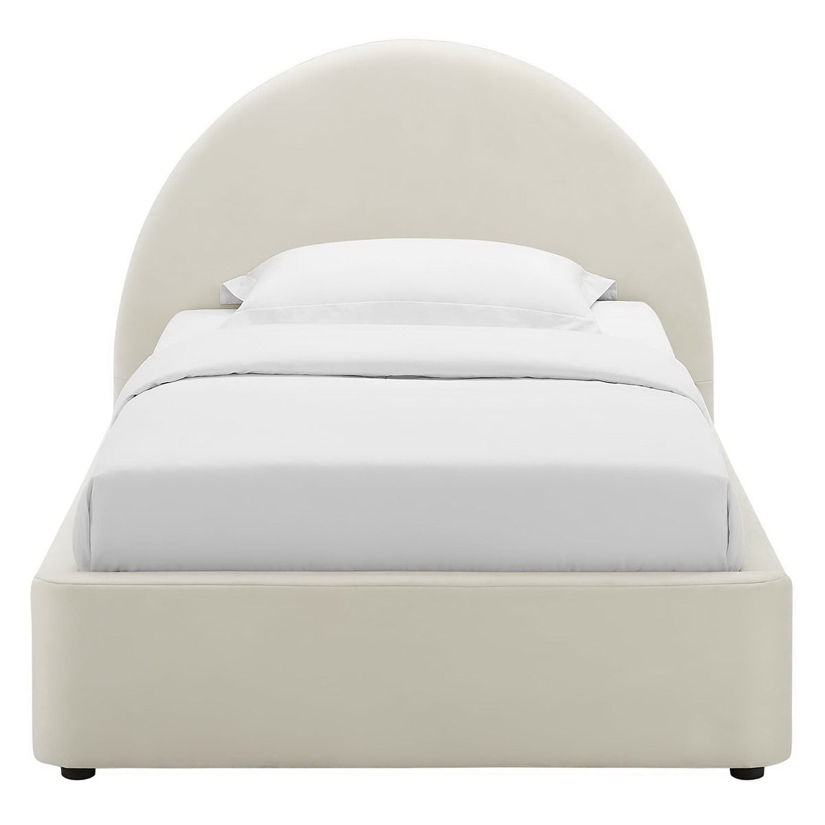 Resort Performance Velvet Arched Round Platform Bed by Modway