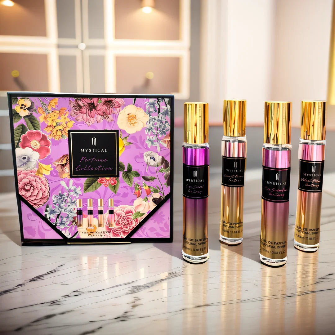MYSTICAL Women's perfume gift box, floral fragrance fresh, unisex, travel, Mother's Day, Valentine's Day, birthday gift
