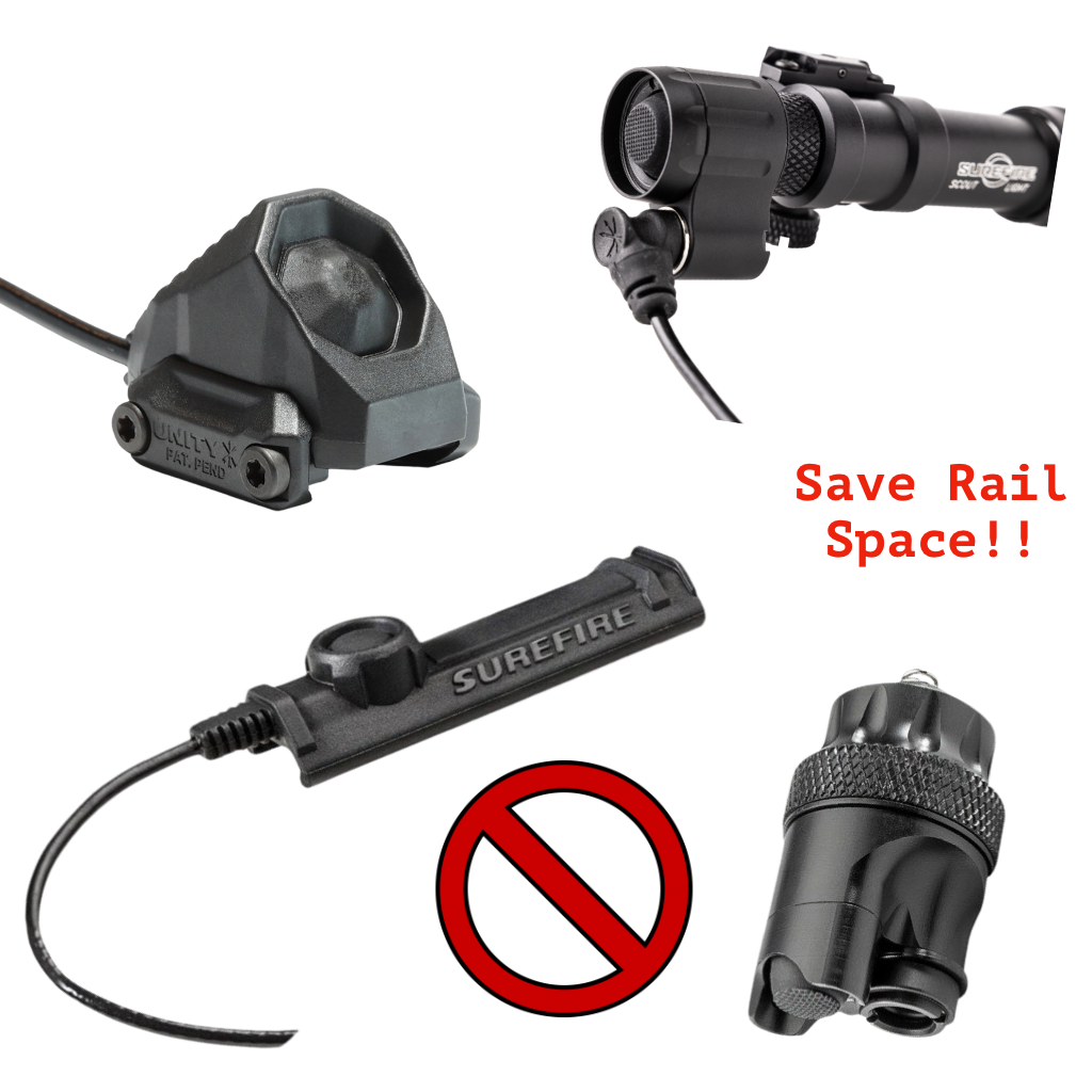 18650 LED Rifle Mounted Light - 6x Anodized Colors