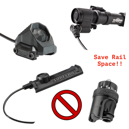 18650 LED Rifle Mounted Light - 6x Anodized Colors
