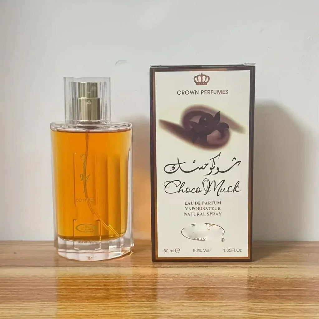 50ml Women's Luxury Perfume Chocolate And Musk Fragrance With Rose And Vanilla Notes Fragrance Arabian Dubai Cologne Perfume
