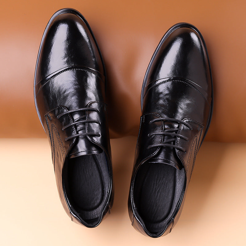 New Men's Business Formal Leather Shoes