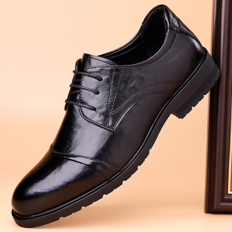New Men's Business Formal Leather Shoes