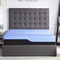 12" Hybrid Memory Foam Mattress with Cooling Gel and Coil Support - Light Blue