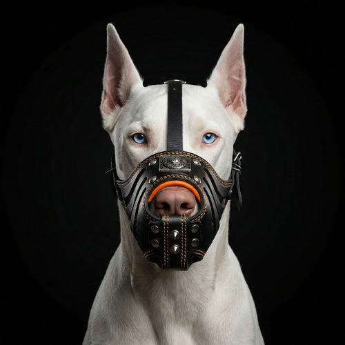 ''Eros'' Basket Muzzle black & orange