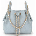Bayshore Bucket Bag Medium - Light Wash Denim