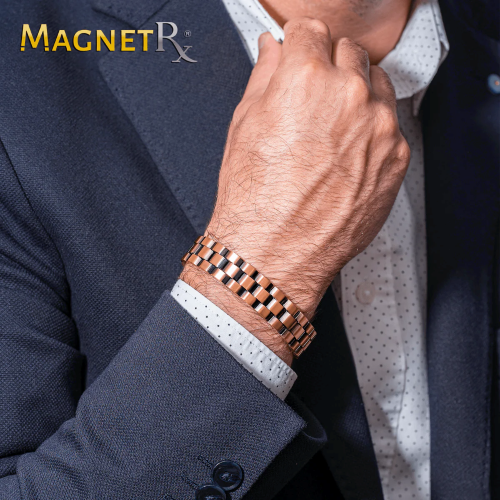 Ultra Strength Pure Copper Magnetic Therapy Bracelet (President)