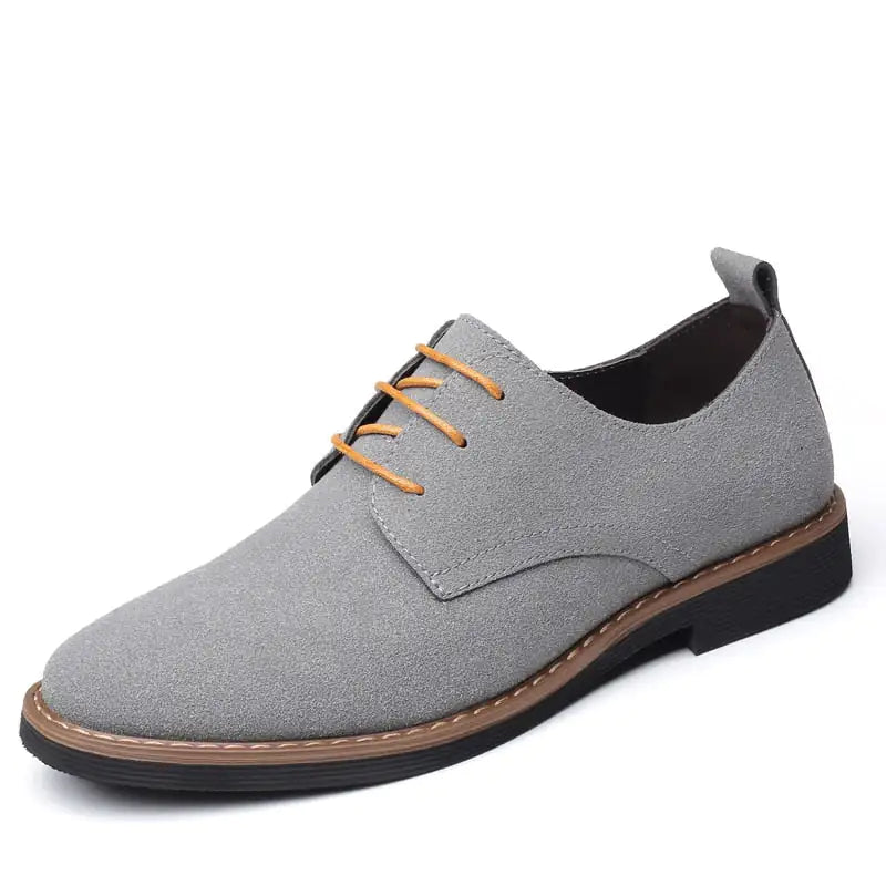 The Roxida - Suede Leather Oxford Shoes For Boys and Men - # BOAA73610003
